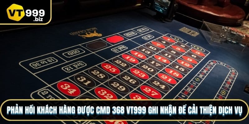 Phản hồi khách hàng được CMD 368 VT999 ghi nhận để cải thiện dịch vụ